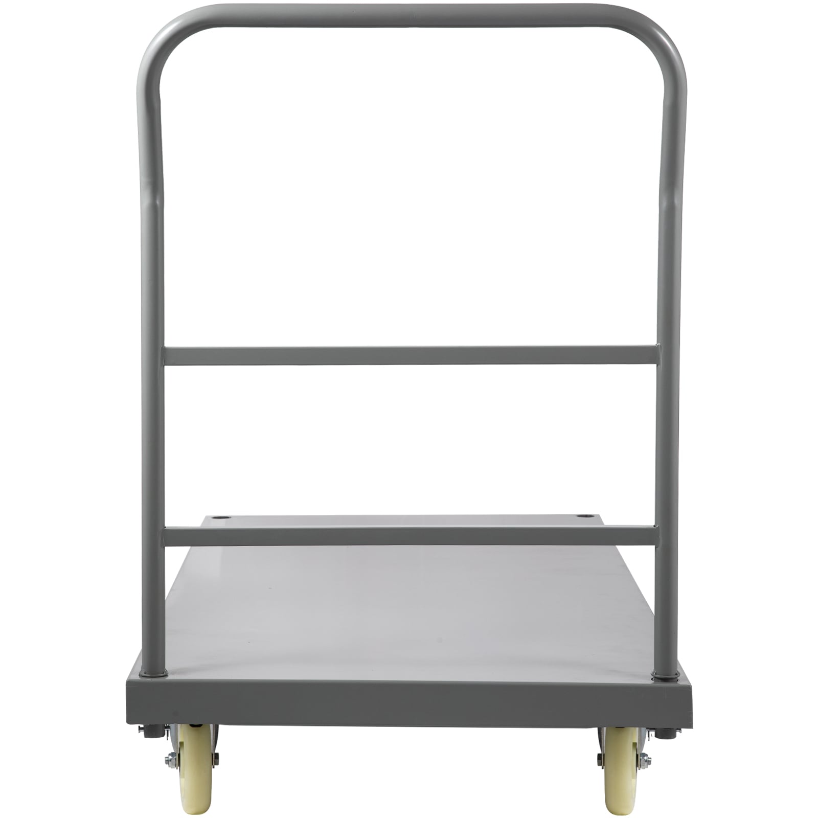 Heavy Duty Platform Truck Flatbed Cart With Handle For Warehouse_voghion.com